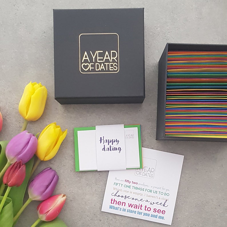 Valentine's Day Gift Ideas - A Year of Dates in a Box