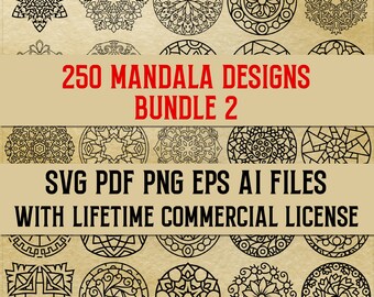 Download Mandala Svg Bundle Etsy