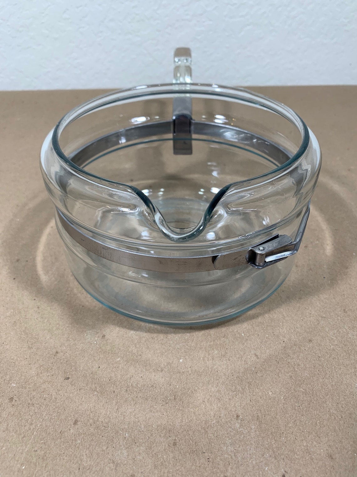 Vintage Pyrex 1 Quart Clear Glass Saucepan w/ Lid 6322 B Etsy