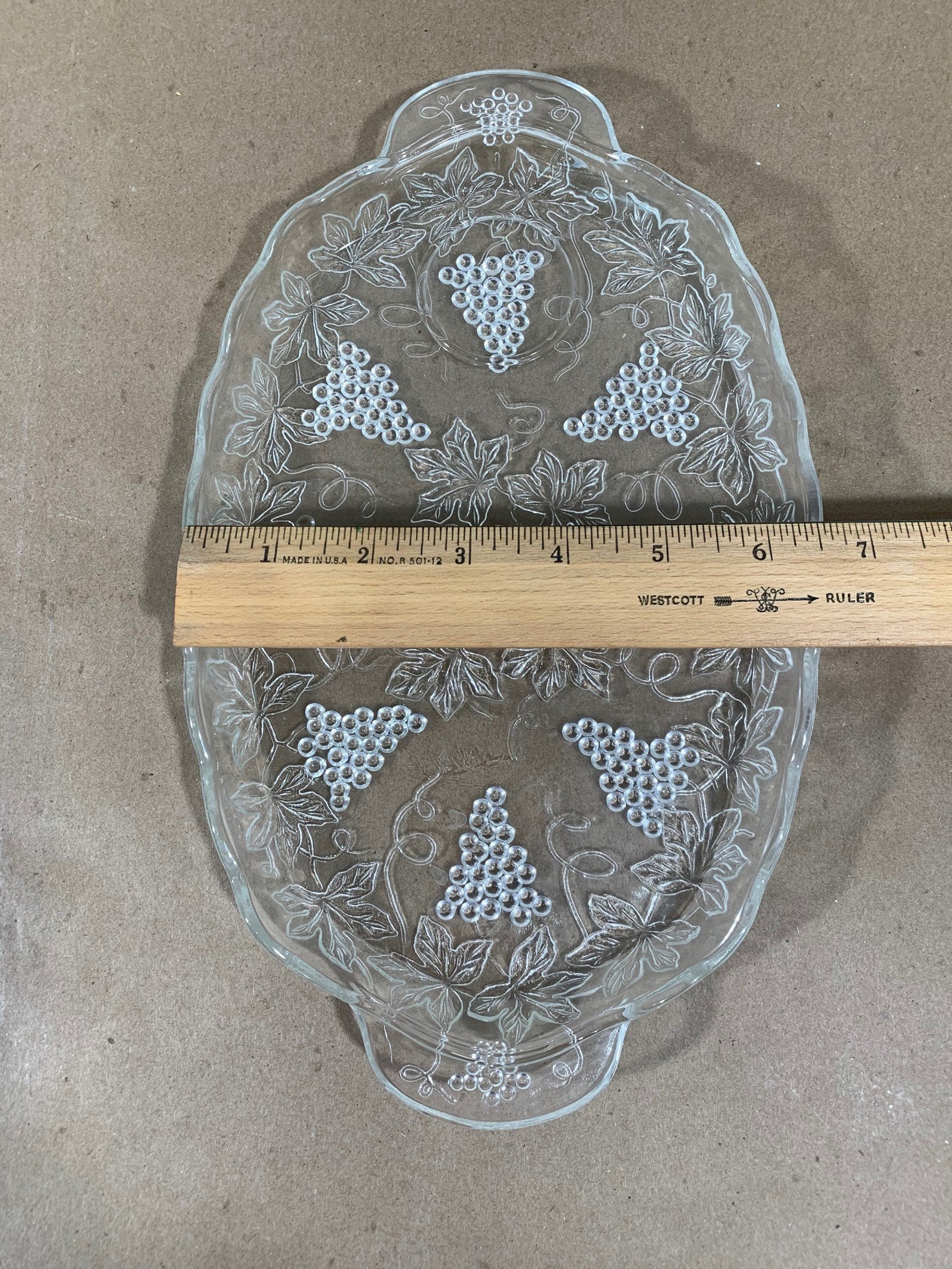 Vintage Anchor Hocking Glass ServaSnack Set/ 8 Piece set in Etsy