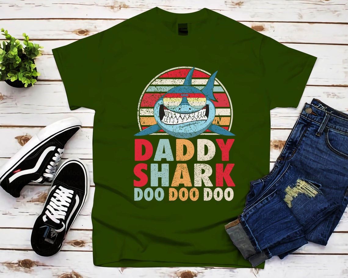 Free Free 218 Daddy Shark Shirt Svg SVG PNG EPS DXF File