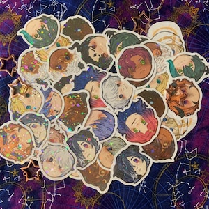DISCONTINUED - CHIBI HEADS - Obey Me Stickers!