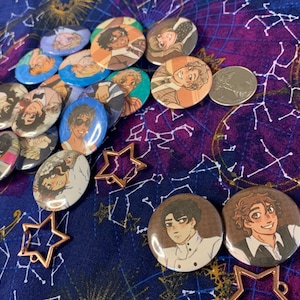 STUDIO INVESTIGRAVE PINS! - Button Pins