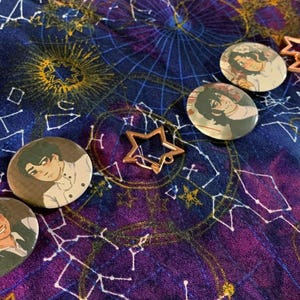 STUDIO INVESTIGRAVE! - Dead Plate / Married in Red Button Pins