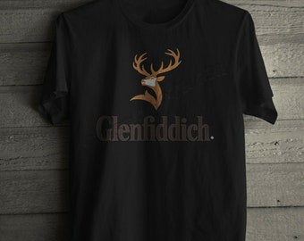 GLENFIDDICH Logo Single Malt Whiskey Whisky Pabst beer Men's Unisex T-shirt
