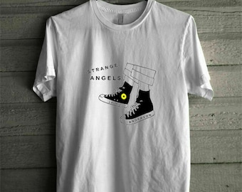 Laurie Anderson tee Strange Angels Tour 1990 Heavy Cotton Men's Unisex T-shirt