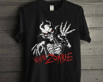 Best Shirt White Zombie 90s More Human Than Human Tour Tshirt Size