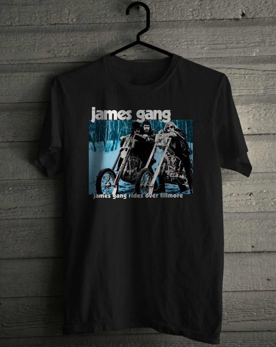 Jam Shirt James Gang T Shirt JAMES GANG Rides Over Fillmore Hard