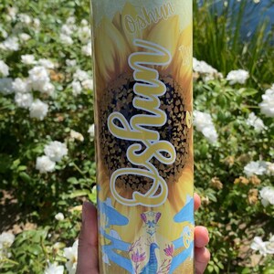 Oshun 20oz Tumbler Cup - Daughter of Oshun - Oshun Gift - Hijo de Oshun - Regalo Hija de Oshun Iyalorde - Iyawo - Santero Orisha Oshun