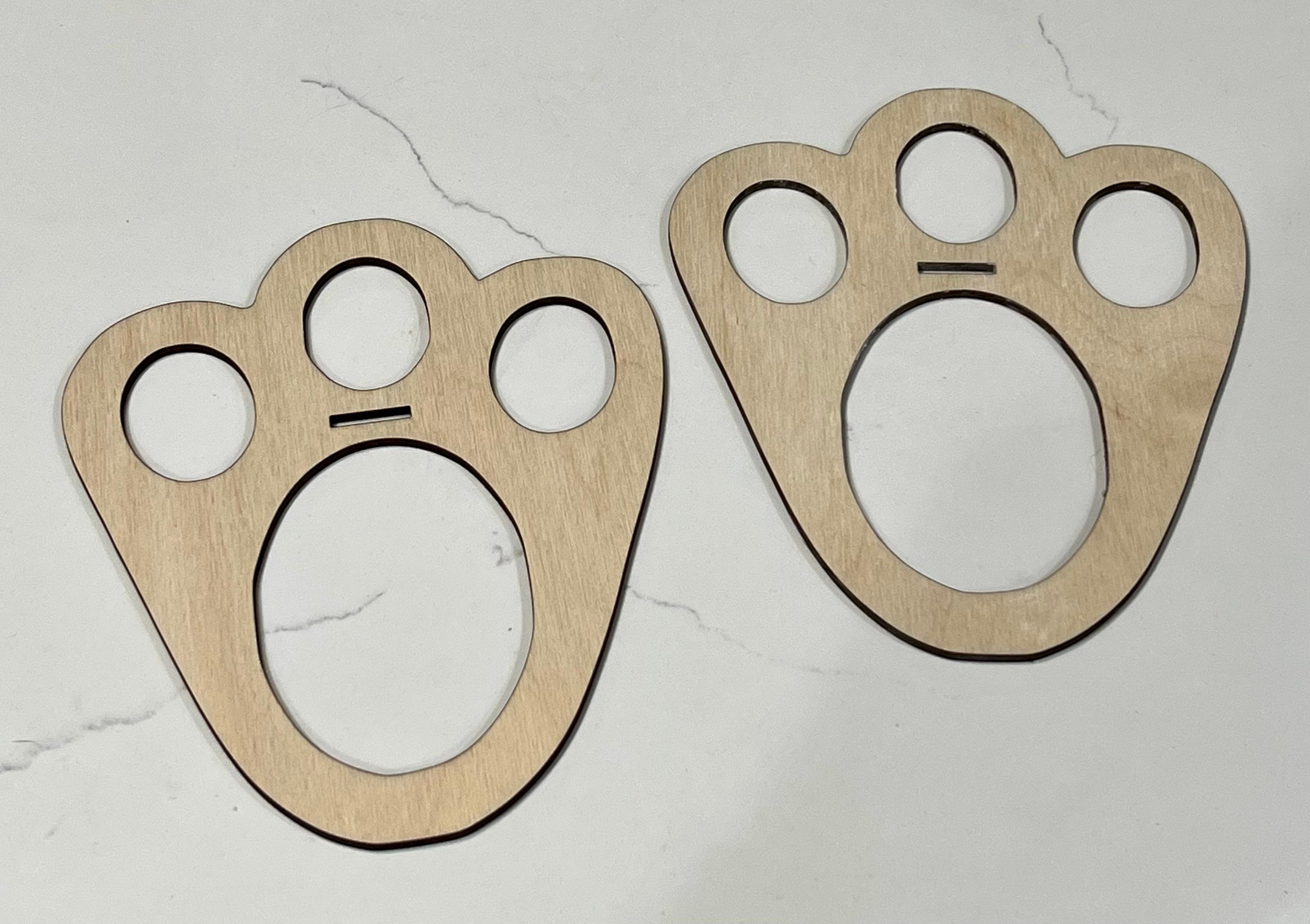 Easter Bunny Tracks Stencil, Easter Bunny Footprint, Foot, Track