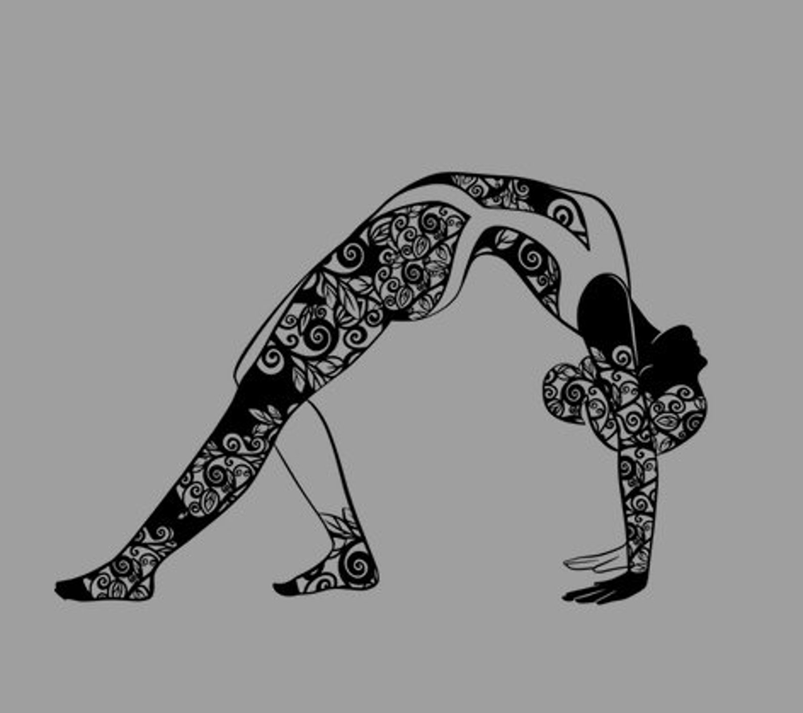 Yoga workout stretching pose svg file yoga pose workout Etsy