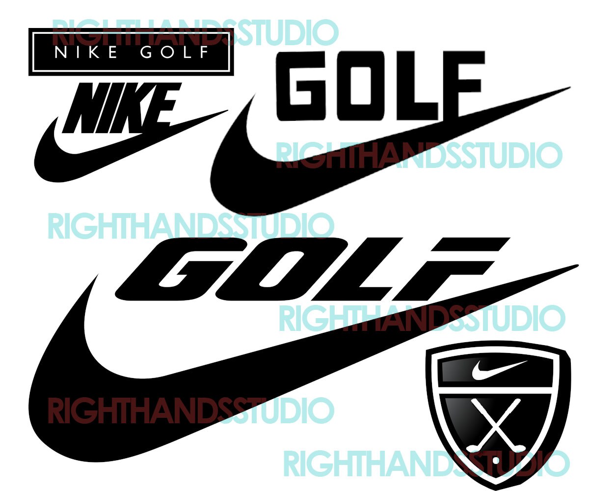 4 designs.Nike Golf SVG.4 separate files .High Resolution.Nike | Etsy