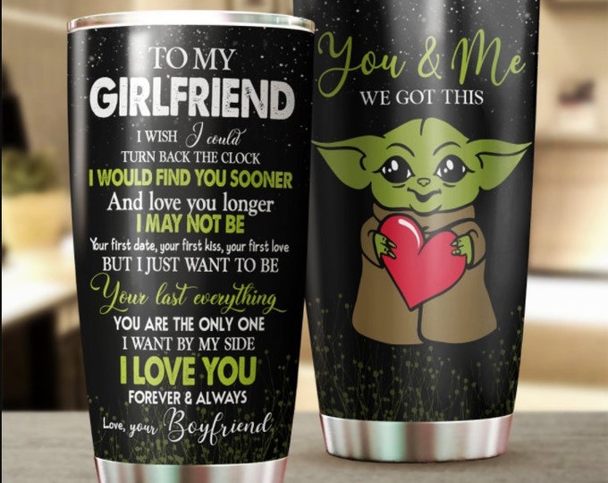 Baby Yoda Star War BaBy Yoda Tumbler GirlFriend Gifts 20oz 30oz Stainless Steel Tumbler The Child Star Wars