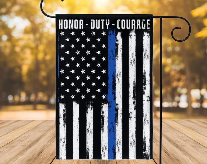 Honor-Duty-Courage USA Garden Flag, Independence Day Gift, Garden Flags for Decoration, Yard Flag