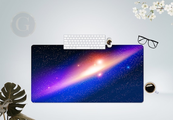 Outer Starry Space Extra Large Desk Mat with Multiple Size Options, Home Office Desk Decor, Gift For Coworker, Extended Gaming Mouse Pad