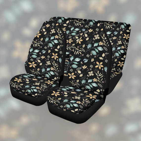 Cottagecore Vehicle Car Seat Covers, Nature Cottagecore Cute Car Seat Covers for vehicle, Witchy car interior decor, car accessories gift