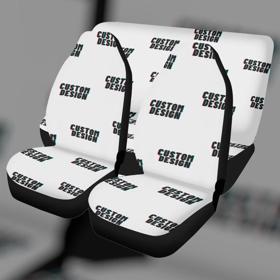 Custom design Car Seat Covers, Personalized Cute Seat Covers for vehicle, Custom car interior decor, custom car accessories gift, custom car