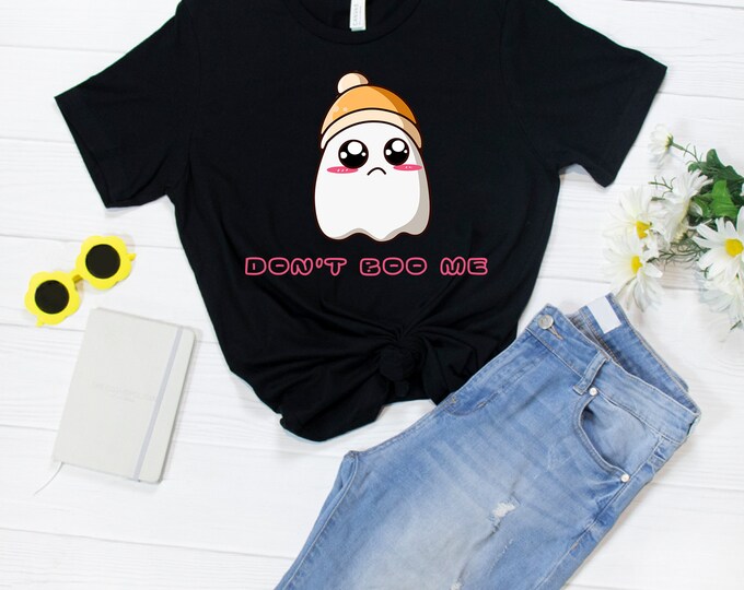 Cute Ghost Don't Boo Me Unisex Shirt, Funny Halloween Shirt, Spooky Shirt, Halloween Shirts, Unisex Gift For Halloween, Gift For Christmas
