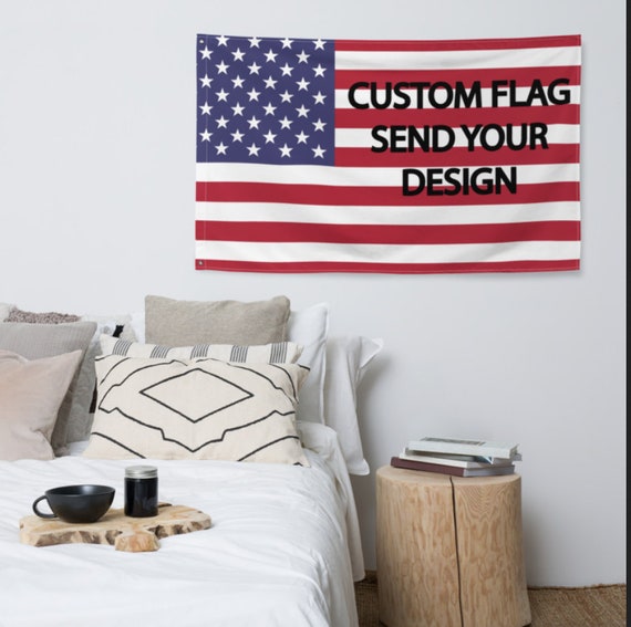 Custom Flag, Personalized Flag for Home Wall Decor, Custom House Divided flag, Personalized Wall Flags, Custom Your Own logo Text Or Image