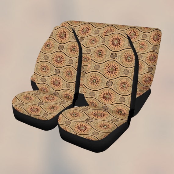 Mystical Sun Boho Car Seat Cover, Cute Seat Cover for Car Interior Decor, Mystical Sun Car Decor, Cute Car Accessories, Car Seat Cover Gift