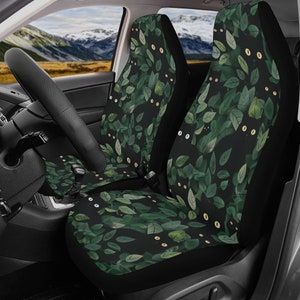 Black cat car seat covers hot sale