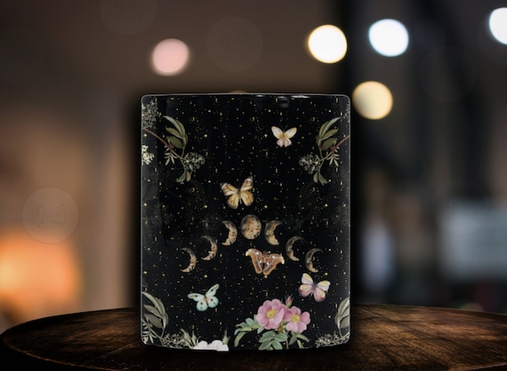 Moon phases Celestial Color Changing Mug, Cottagecore Mushroom Color Changing Ceramic Mug, witchy celestial Morphing Mug Gift Christmas