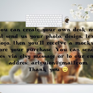 Create Your Own Custom Desk Mat Gift, Custom Mouse Pad Gaming Accessories, Personalized Mouse Pad, Custom Gamer Desk Pad Gift Anime Desk Mat