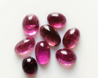 AAA natural pink tourmaline cabochon, pink tourmaline oval pink tourmaline loose stone for jewelry,