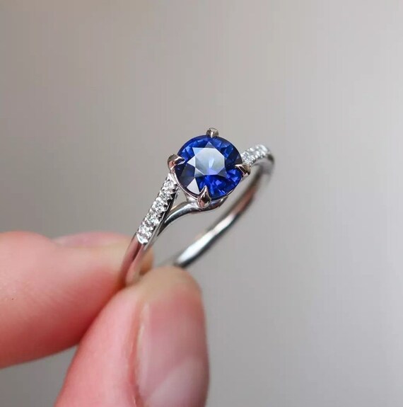 Blue sapphire clearance birthstone ring