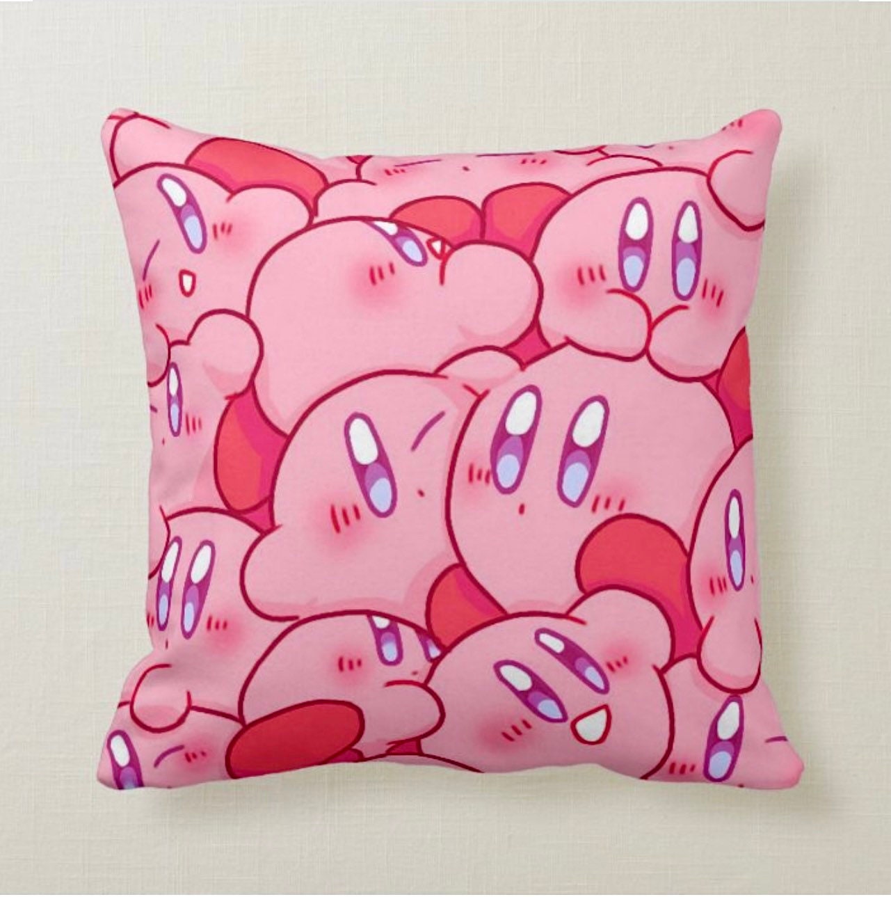 Kirby Pillow Almohada completa de 18x18 Etsy