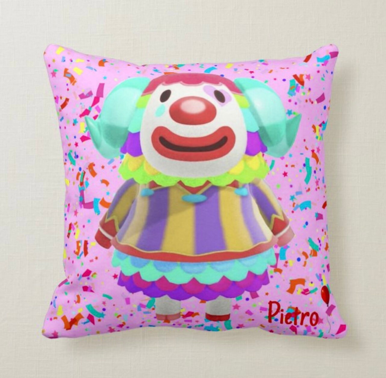 Animal Crossing Pillow Pietro 18x18 Decorative Pillow Etsy