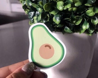 Avocado Sticker | laptop sticker | vinyl sticker | water bottle sticker | cute stickers | food sticker | minimalist sticker | avocado