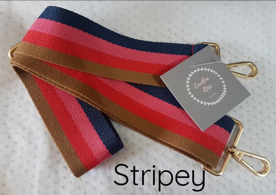 Bright Patterned Changeable Bag Straps Gold Hardware - Etsy UK