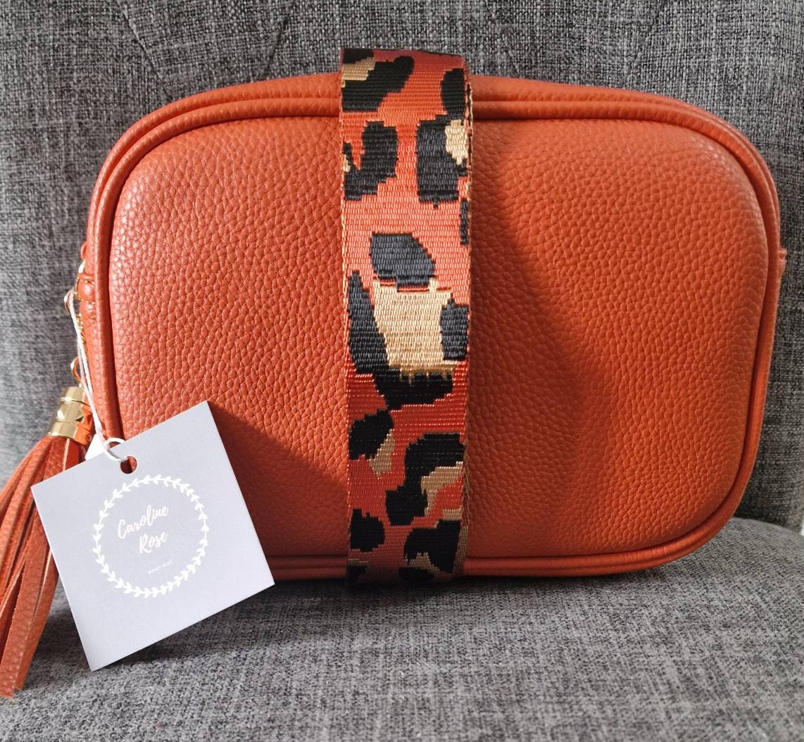 Crossbody Tassel Bag/camera Bag With Bright Changeable Strap Etsy UK