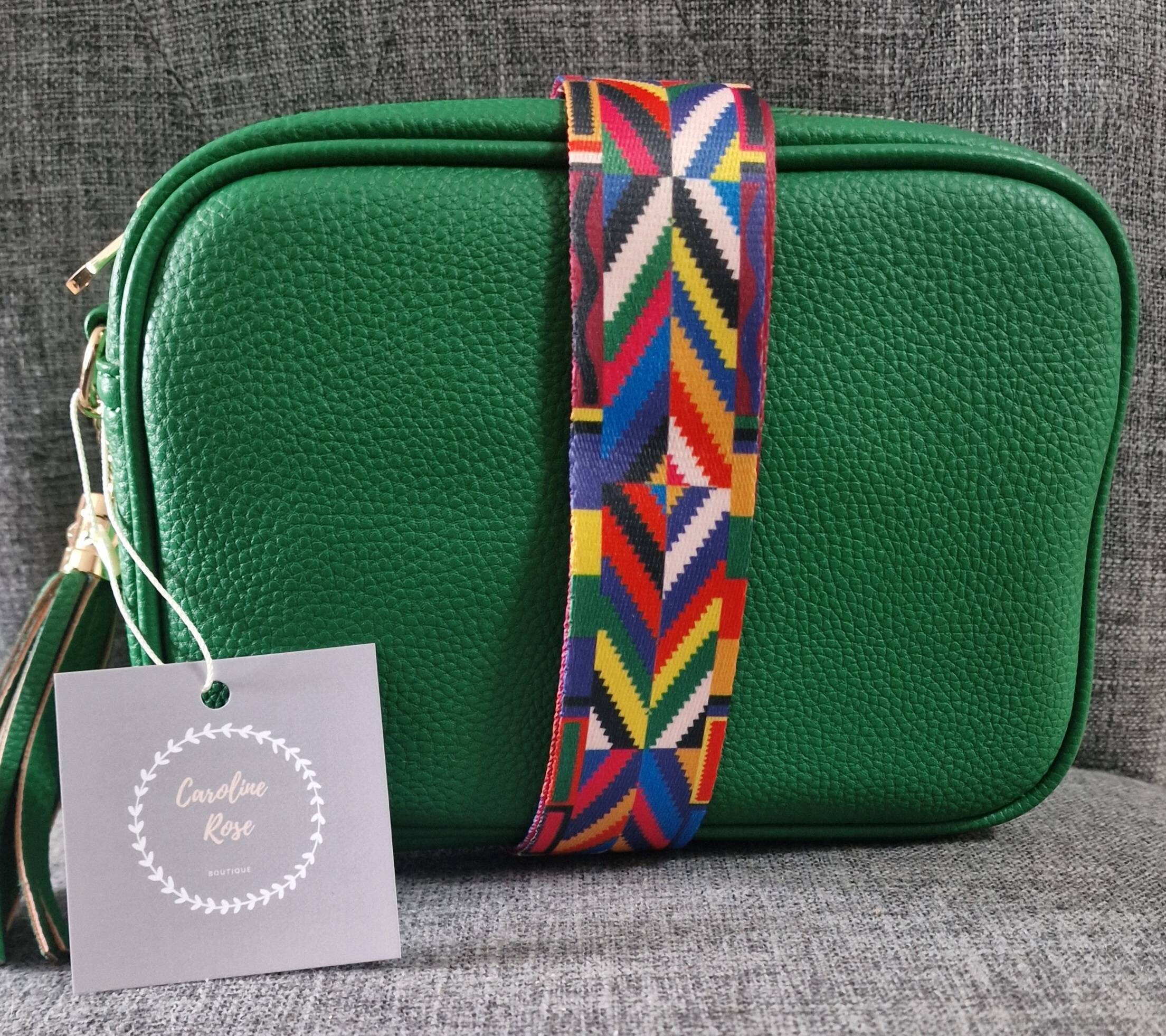 Crossbody Tassel Bag/camera Bag With Bright Changeable Strap Etsy UK