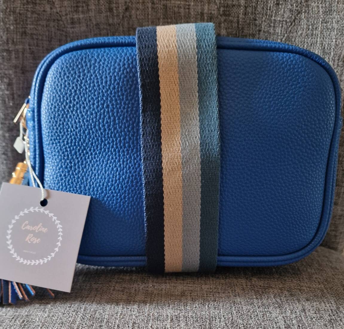 Crossbody Tassel Bag/camera Bag With Bright Changeable Strap Etsy UK