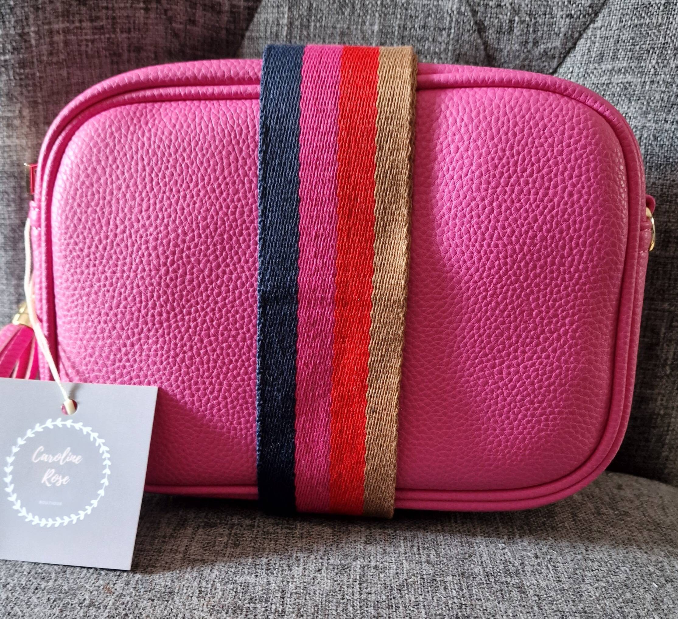 Crossbody Tassel Bag/camera Bag With Bright Changeable Strap Etsy UK