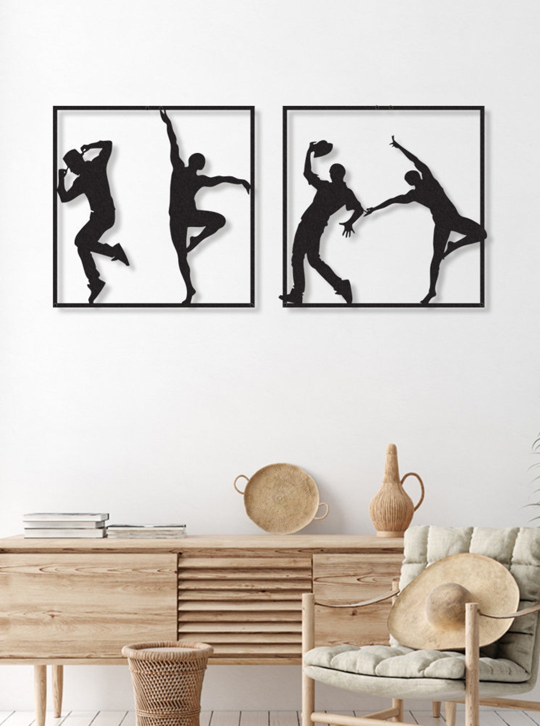 Dance Metal Wall Art, Wall Decor, Art, Wall Art, Gifts for Art-lover
