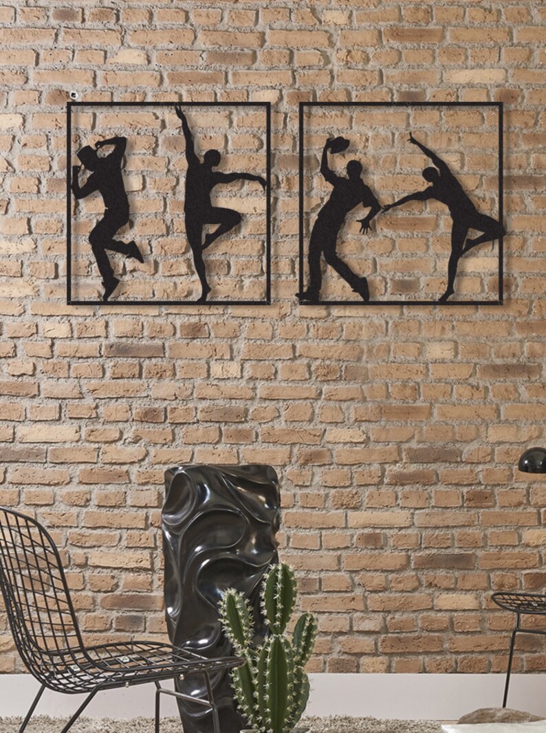 Dance Metal Wall Art Wall Decor Art Wall Art Gifts for - Etsy
