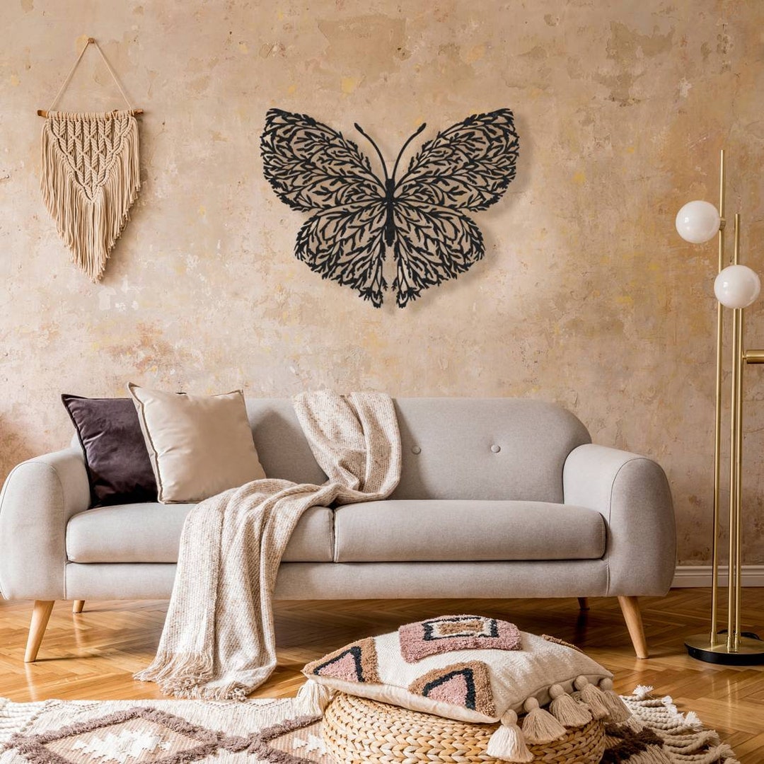 Butterfly Metal Wall Art, Wall Decor, Art, Wall Art, Gifts for Art ...