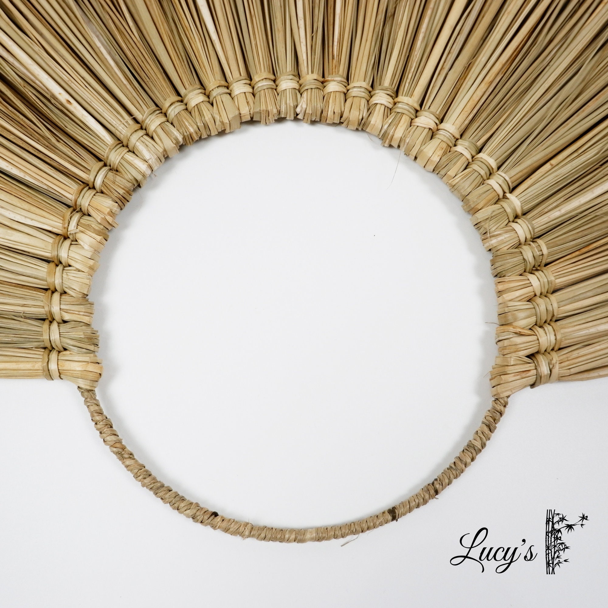 Seagrass Wall Hanging For Vintage Farmhouse Decor Wicker Etsy