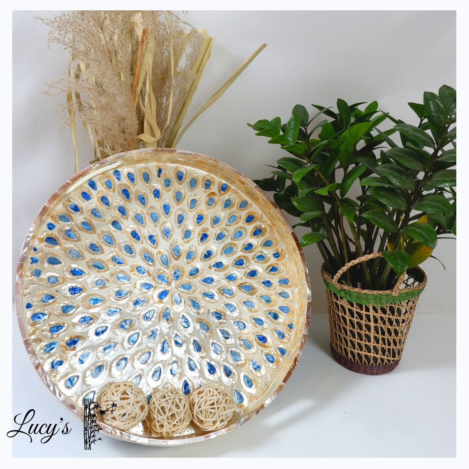 Coffee table Tray Serving Tray As Tabletop Centerpiece Etsy