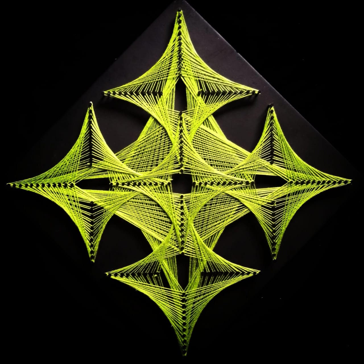 String Art Sacred Geometry Spiral Meditation Decor Etsy