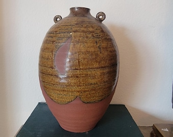 Vintage Depot Creek Studio Art Pottery Vase Signed Abstract Stoneware ...