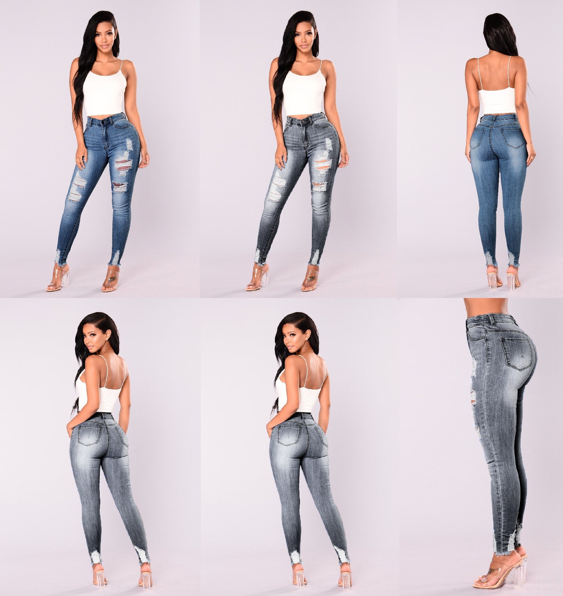 Womens Ladies High Waisted Alyse 