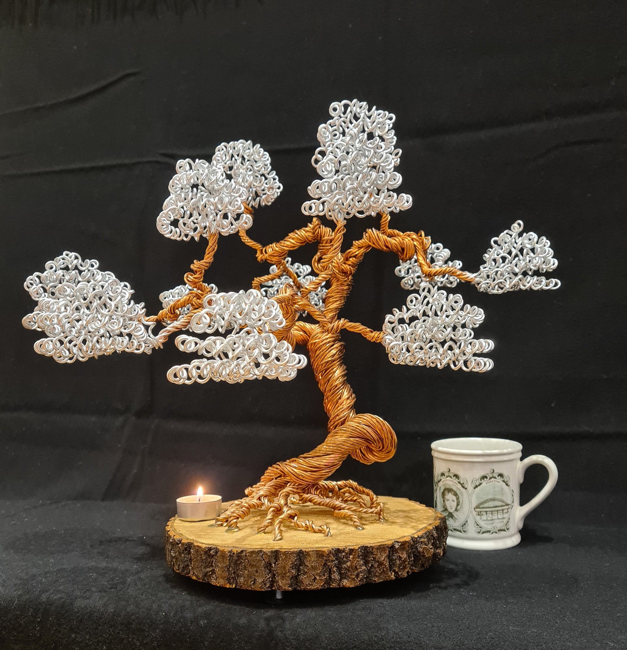 Large Copper Wire Bonsai Etsy