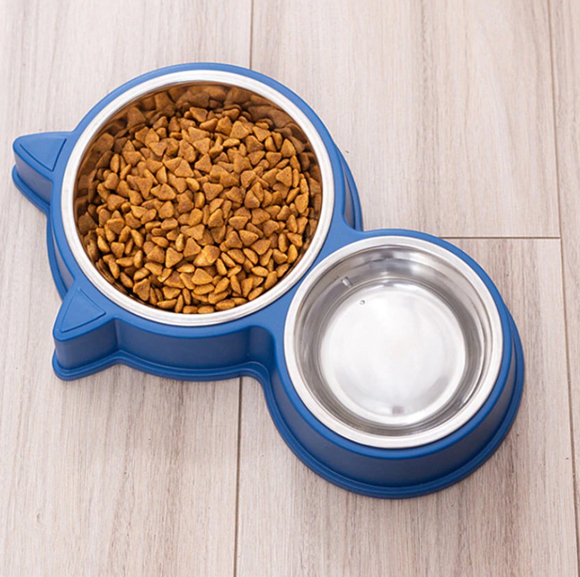 Double Dog Bowl Stainless Steel Dog Bowl Plastic Dog Bowl Etsy