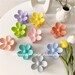 Cute Flower Hair Clip, Temperament Flower Lady Claw Clip, High Quality Metal Hair Pin, Bathroom Hairpin, Home Claw Clips, Hair Accessories 