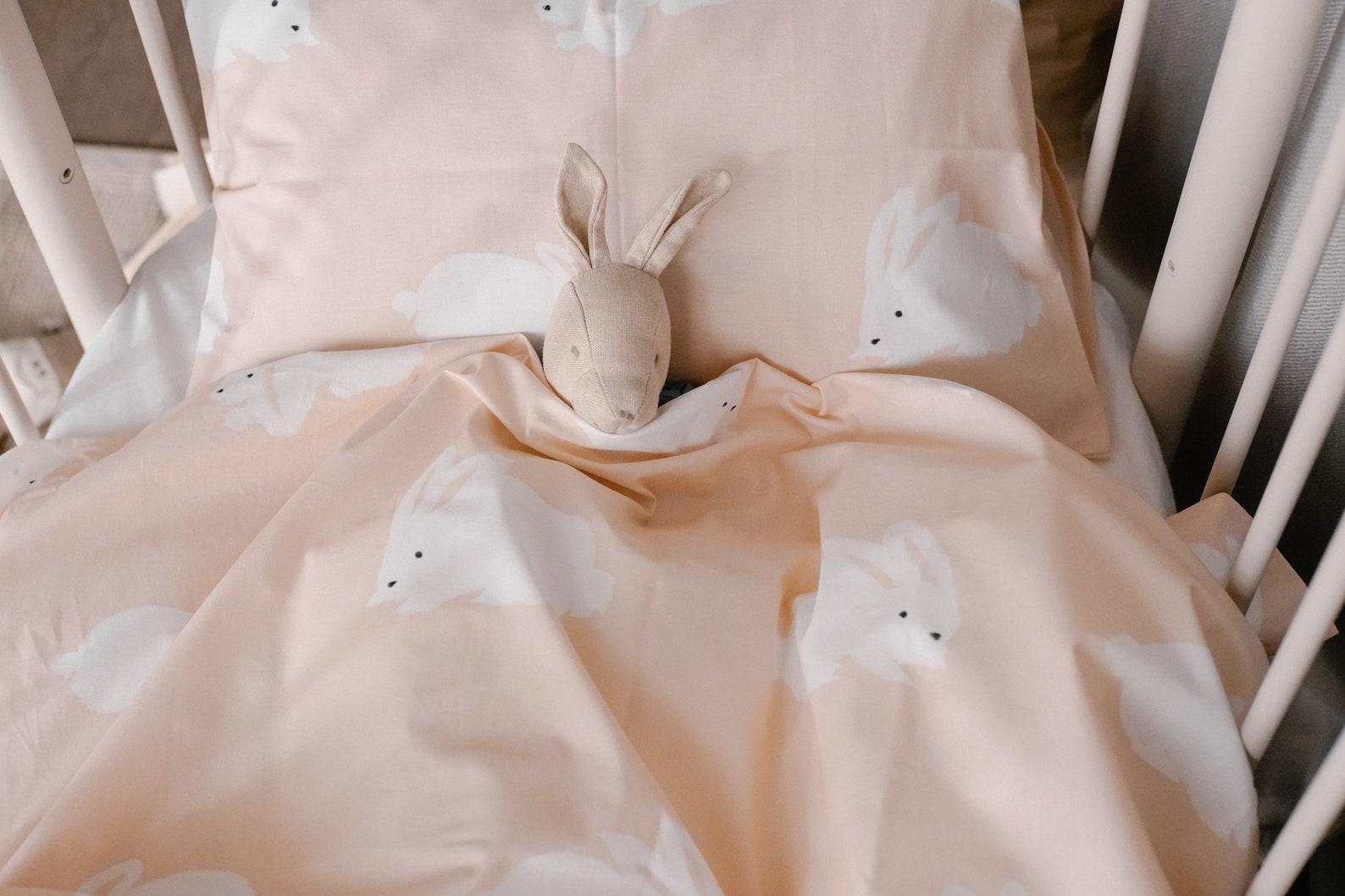 Baby bedding Lovely rabbits with exclusive print 100 Etsy