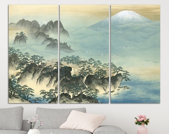 Japanese Art Canvas Print Large Wall Art Framed Wall Art Canvas Wall Art Japanese Painting Above Bed Wall Decor Japan Nature Landscape Print